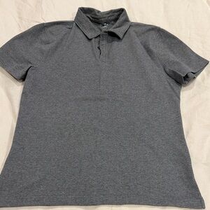 Banana Republic Gray Soft Stretch Polo - men’s Medium
